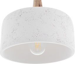 BURANO - Hanglamp - Wit - Gips