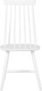 BURBANK - Eetkamerstoel - Wit - Rubberhout