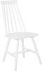 BURBANK - Eetkamerstoel - Wit - Rubberhout