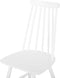 BURBANK - Eetkamerstoel - Wit - Rubberhout