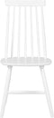 BURBANK - Eetkamerstoel - Wit - Rubberhout