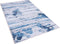 BURDUR - Laagpolig vloerkleed - Blauw - 80 x 150 cm - Polyester