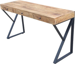 Bureau Abstract mangohout 150 cm - Naturel