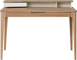 Bureau Amalfi eiken 120x60 cm - wit