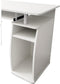 Bureau computertafel - praktisch veel opbergruimte in lades en vakken - 120 cm breed - wit