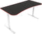 Bureau computertafel Thomas - game bureau - 160 cm x 80 cm - wit zwart