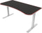 Bureau computertafel Thomas - game bureau - 160 cm x 80 cm - wit zwart