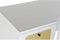 Bureau DKD Home Decor Spar Wit Rotan (140 x 50 x 76 cm)