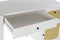 Bureau DKD Home Decor Spar Wit Rotan (140 x 50 x 76 cm)