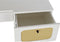 Bureau DKD Home Decor Spar Wit Rotan (140 x 50 x 76 cm)