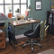 Bureau - industrieel - hout metaal - 120x60x75cm - bruin zwart