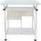 Bureau laptop computertafel - ruimtebesparend - 70 cm x 50 cm - wit