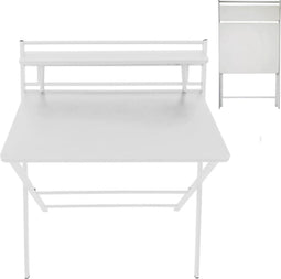 Bureau laptoptafel inklapbaar Stoer - industrieel modern - ruimtebesparend - wit