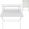 Bureau laptoptafel inklapbaar Stoer - industrieel modern - ruimtebesparend - wit