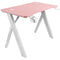 Bureau Mars Gaming MGD100RGBP Wit Roze Staal 100 x 60 cm
