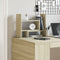 Bureau organiser 38,5x17x39 cm bewerkt hout sonoma eikenkleurig