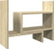 Bureau organiser 38,5x17x39 cm bewerkt hout sonoma eikenkleurig
