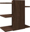 Bureau organiser 42x21,5x42 cm bewerkt hout bruin eikenkleurig