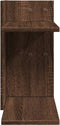 Bureau organiser 42x21,5x42 cm bewerkt hout bruin eikenkleurig
