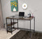 Bureau Stoer - computertafel - industrieel design met opbergplanken