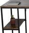 Bureau Stoer - computertafel - industrieel design met opbergplanken