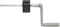 Bureau Teez Slinger zit/sta verstelbaar breed 140CM diep 80CM80CM bladkleur Havanna framekleur Aluminium (RAL9006)