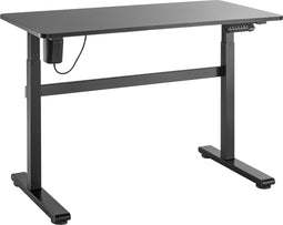 Bureau zit sta elektrisch in hoogte verstelbaar - 118 x 58 cm - zwart