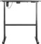 Bureau zit sta elektrisch in hoogte verstelbaar - 118 x 58 cm - zwart