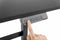 Bureau zit sta elektrisch in hoogte verstelbaar - 118 x 58 cm - zwart