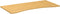 Bureaublad 100x50x1,5 cm bamboe