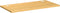 Bureaublad 100x50x2,5 cm bamboe