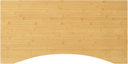 Bureaublad 110x55x4 cm bamboe