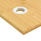 Bureaublad 110x60x1,5 cm bamboe