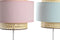 Bureaulamp DKD Home Decor Metaal Groen Licht Roze 220 V 50 W (2 Stuks) (26 x 26 x 55 cm)