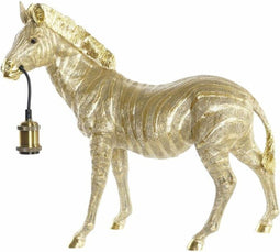Bureaulamp DKD Home Decor Zebra Gouden 220 V 50 W Modern (55 x 22 x 51 cm)