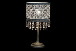 Bureaulamp DKD Home Decor Zilverkleurig Metaal
