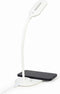 Bureaulamp - leeslamp - Dimbaar - LED - Wireless Charger - met draadloze oplader voor smartphone - flexibele arm
