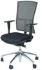 Bureaustoel - 300-NEN zwart ond. zitting stof, rug mesh zw/zw