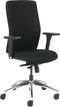 Bureaustoel Euroseats Milano synchroom zwart