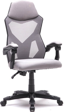 Bureaustoel Fresno - gamestoel - grijs
