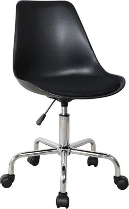 Bureaustoel - hoogte verstelbaar - zwart