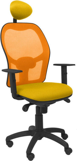 Bureaustoel met hoofdsteun Jorquera Piqueras y Crespo ALI100C Geel