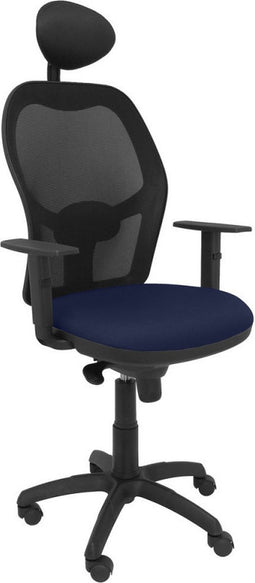 Bureaustoel met hoofdsteun Jorquera Piqueras y Crespo ALI200C Marineblauw