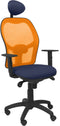 Bureaustoel met hoofdsteun Jorquera Piqueras y Crespo ALI200C Marineblauw