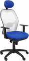 Bureaustoel met hoofdsteun Jorquera Piqueras y Crespo ALI229C Blauw