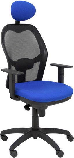 Bureaustoel met hoofdsteun Jorquera Piqueras y Crespo ALI229C Blauw