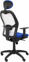 Bureaustoel met hoofdsteun Jorquera Piqueras y Crespo ALI229C Blauw