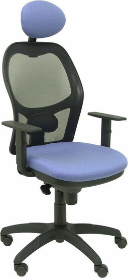 Bureaustoel met hoofdsteun Jorquera Piqueras y Crespo ALI261C Licht Blauw