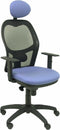Bureaustoel met hoofdsteun Jorquera Piqueras y Crespo ALI261C Licht Blauw