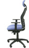 Bureaustoel met hoofdsteun Jorquera Piqueras y Crespo ALI261C Licht Blauw